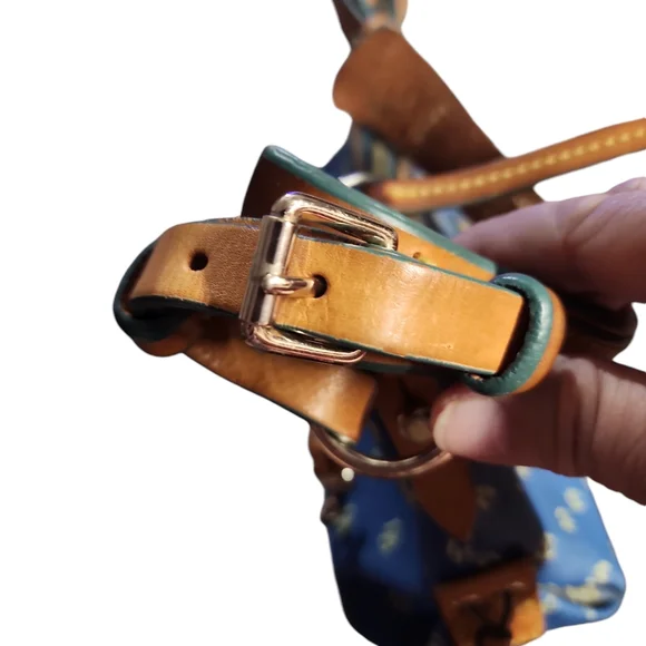 Dooney Burke Blue logo petite hand/shoulder bag - Picture 7 of 16